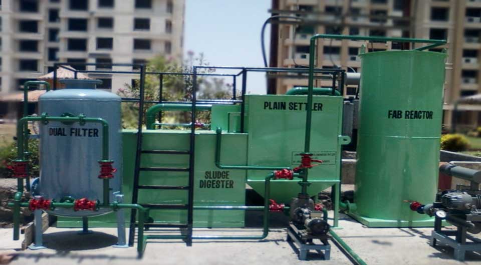 Sewage Treatment Plant, STP Process, STP Plant, SAFF based Treatment Plant Manufacturer in India